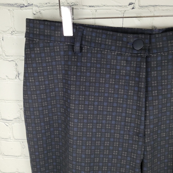 TANJAY | Comfort Fit modern straight plaid stretch trouser pants - Picture 2 of 8